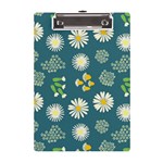 Drawing Flowers Meadow White A5 Acrylic Clipboard