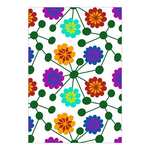 Bloom Plant Flowering Pattern Large Tapestry from UrbanLoad.com Front