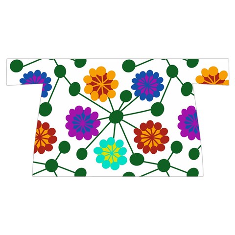 Bloom Plant Flowering Pattern Wristlet Pouch Bag (Small) from UrbanLoad.com Front