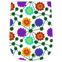 Bloom Plant Flowering Pattern Wristlet Pouch Bag (Small) from UrbanLoad.com Left Side