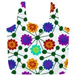 Bloom Plant Flowering Pattern Full Print Recycle Bag (XXL)
