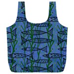 Fish Pike Pond Lake River Animal Full Print Recycle Bag (XXL)