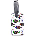 Fish Abstract Colorful Luggage Tag (two sides)