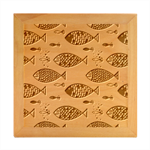 Fish Abstract Colorful Wood Photo Frame Cube