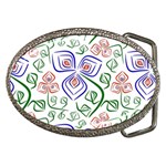 Bloom Nature Plant Pattern Belt Buckles