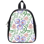 Bloom Nature Plant Pattern School Bag (Small)