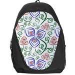 Bloom Nature Plant Pattern Backpack Bag
