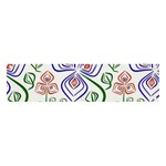 Bloom Nature Plant Pattern Banner and Sign 4  x 1 