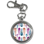 Pen Peacock Colors Colored Pattern Key Chain Watches