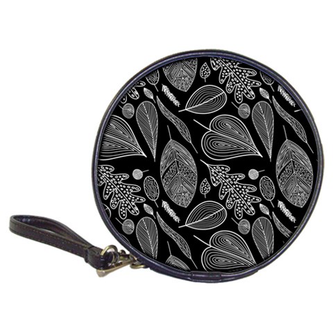 Leaves Flora Black White Nature Classic 20 Front