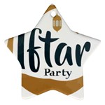 Iftar-party-t-w-01 Ornament (Star)