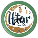 Iftar-party-t-w-01 Color Wall Clock