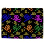 Pattern-repetition-snail-blue Cosmetic Bag (XXL)