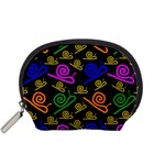 Pattern-repetition-snail-blue Accessory Pouch (Small)