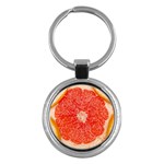 Grapefruit-fruit-background-food Key Chain (Round)