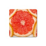 Grapefruit-fruit-background-food Square Magnet