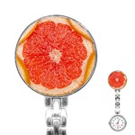 Grapefruit-fruit-background-food Stainless Steel Nurses Watch