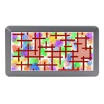 Pattern-repetition-bars-colors Memory Card Reader (Mini)