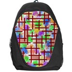 Pattern-repetition-bars-colors Backpack Bag