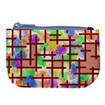 Pattern-repetition-bars-colors Large Coin Purse