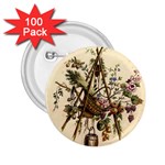 Vintage-antique-plate-china 2.25  Buttons (100 pack) 