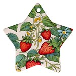 Strawberry-fruits Ornament (Star)