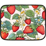 Strawberry-fruits Two Sides Fleece Blanket (Mini)