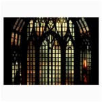 Stained Glass Window Gothic Large Glasses Cloth (2 Sides)
