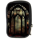Stained Glass Window Gothic Compact Camera Leather Case