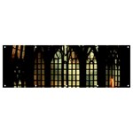 Stained Glass Window Gothic Banner and Sign 12  x 4 