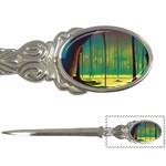 Nature Swamp Water Sunset Spooky Night Reflections Bayou Lake Letter Opener