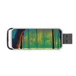 Nature Swamp Water Sunset Spooky Night Reflections Bayou Lake Portable USB Flash (One Side)