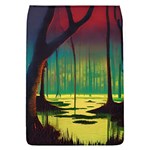 Nature Swamp Water Sunset Spooky Night Reflections Bayou Lake Removable Flap Cover (L)