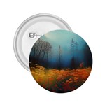 Wildflowers Field Outdoors Clouds Trees Cover Art Storm Mysterious Dream Landscape 2.25  Buttons