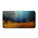 Wildflowers Field Outdoors Clouds Trees Cover Art Storm Mysterious Dream Landscape Medium Bar Mat