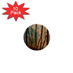 Woodland Woods Forest Trees Nature Outdoors Mist Moon Background Artwork Book 1  Mini Buttons (10 pack) 
