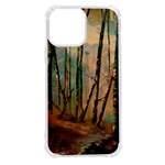 Woodland Woods Forest Trees Nature Outdoors Mist Moon Background Artwork Book iPhone 13 Pro Max TPU UV Print Case