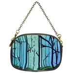 Nature Outdoors Night Trees Scene Forest Woods Light Moonlight Wilderness Stars Chain Purse (One Side)