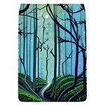 Nature Outdoors Night Trees Scene Forest Woods Light Moonlight Wilderness Stars Removable Flap Cover (S)