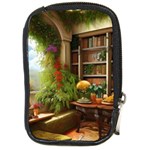 Room Interior Library Books Bookshelves Reading Literature Study Fiction Old Manor Book Nook Reading Compact Camera Leather Case