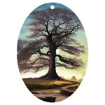 Nature Outdoors Cellphone Wallpaper Background Artistic Artwork Starlight Book Cover Wilderness Land UV Print Acrylic Ornament Oval