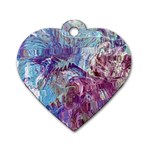 Blend Marbling Dog Tag Heart (One Side)