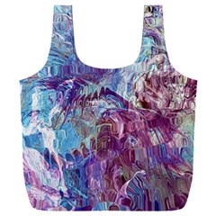 Blend Marbling Full Print Recycle Bag (XXL) from UrbanLoad.com Front