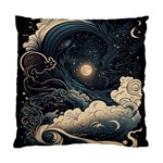 Starry Sky Moon Space Cosmic Galaxy Nature Art Clouds Art Nouveau Abstract Standard Cushion Case (One Side)