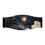 Starry Sky Moon Space Cosmic Galaxy Nature Art Clouds Art Nouveau Abstract Stretchable Headband
