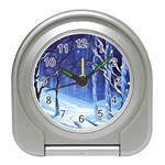 Landscape Outdoors Greeting Card Snow Forest Woods Nature Path Trail Santa s Village Travel Alarm Clock