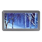 Landscape Outdoors Greeting Card Snow Forest Woods Nature Path Trail Santa s Village Memory Card Reader (Mini)