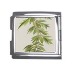 Watercolor Leaves Branch Nature Plant Growing Still Life Botanical Study Mega Link Italian Charm (18mm)
