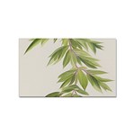 Watercolor Leaves Branch Nature Plant Growing Still Life Botanical Study Sticker Rectangular (100 pack)