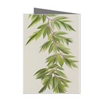 Watercolor Leaves Branch Nature Plant Growing Still Life Botanical Study Mini Greeting Cards (Pkg of 8)